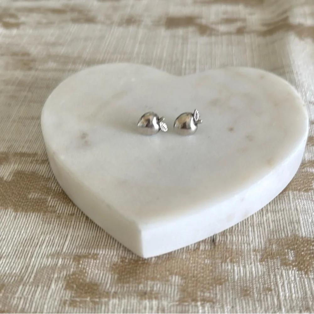 James Avery Apple stud earrings - Picture 2 of 4